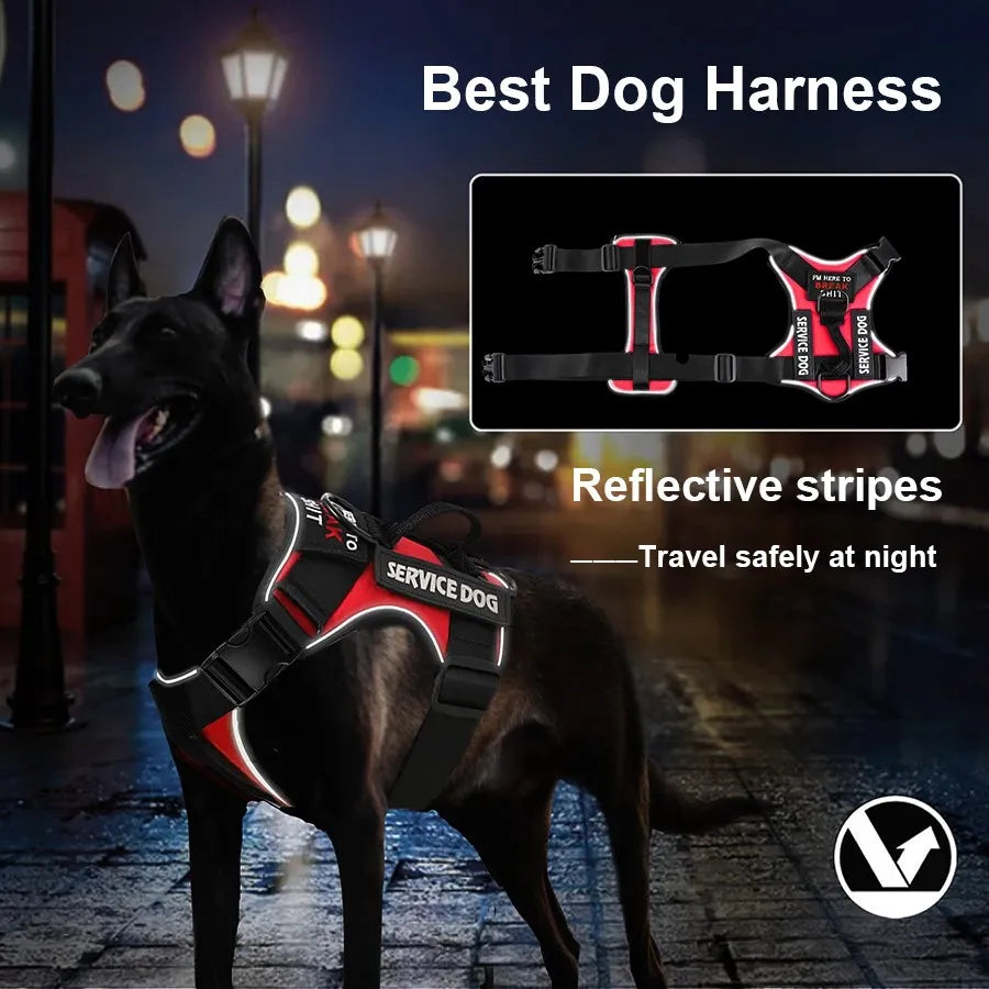 Reflective Pet Dog Harness Dog Accessories Leash