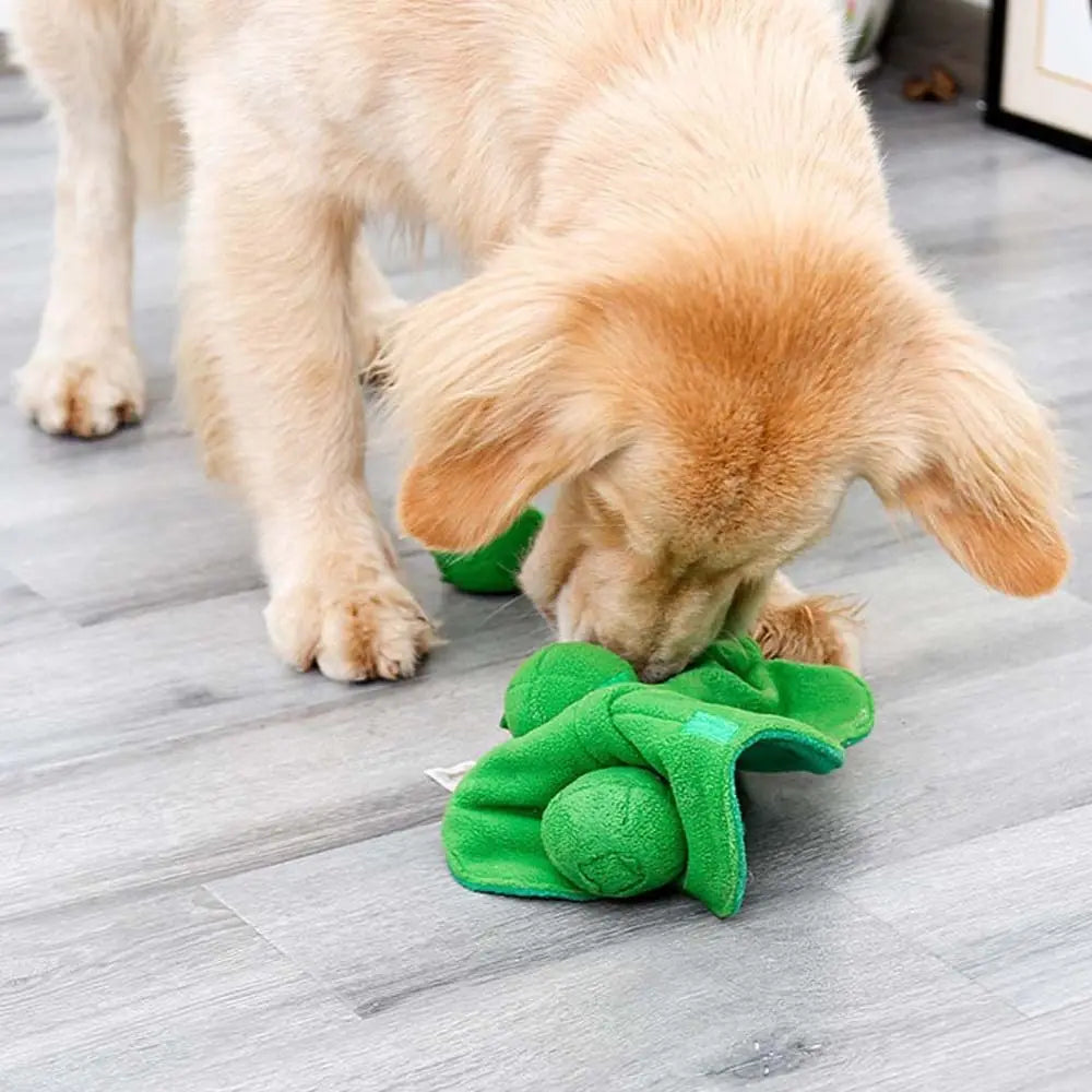 Sniffing Dog Toy Squeaky Plush Treat Dog Toys Dispenser Toy