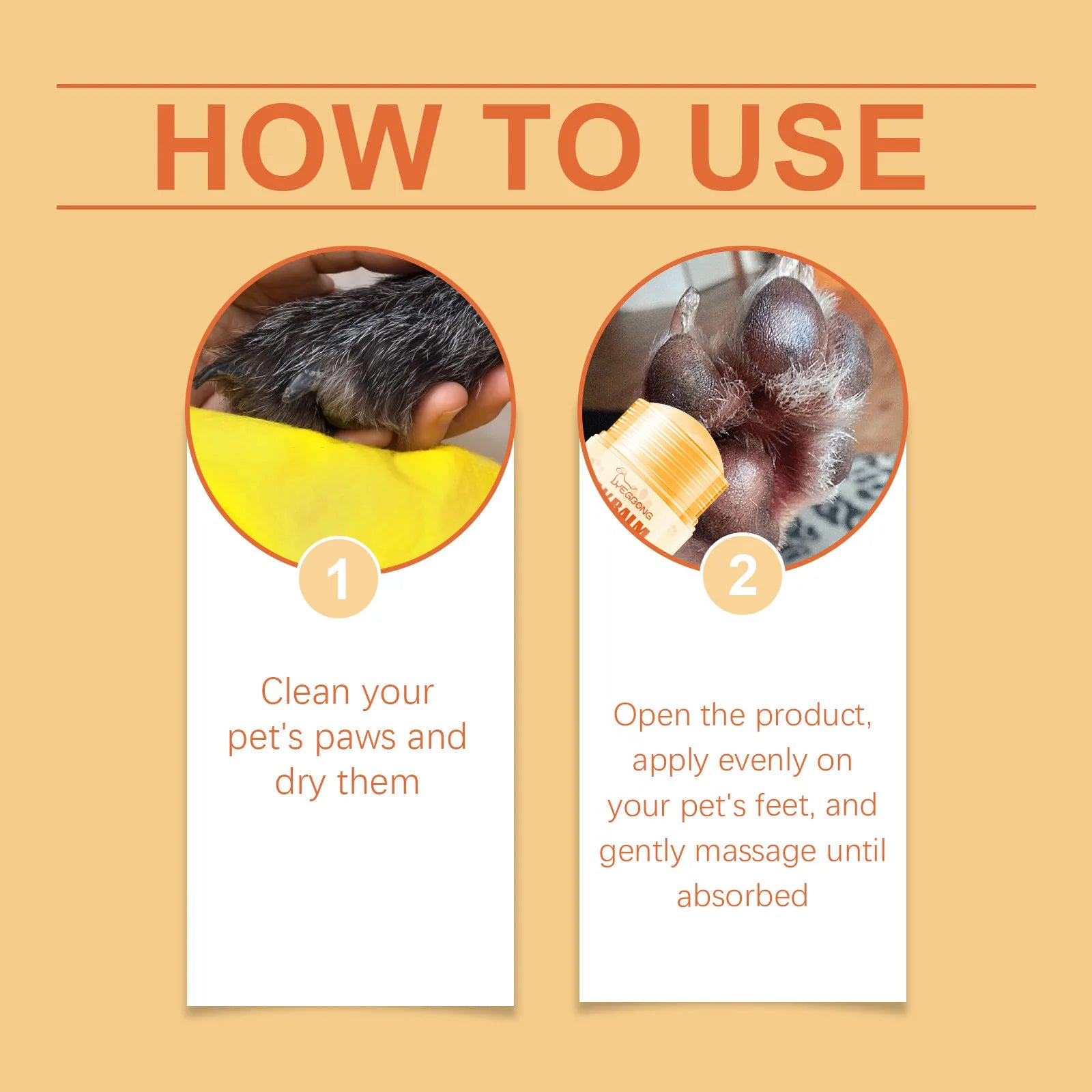 Pet Paw Balm Noses Paws Moisturizer Repair Dry Care