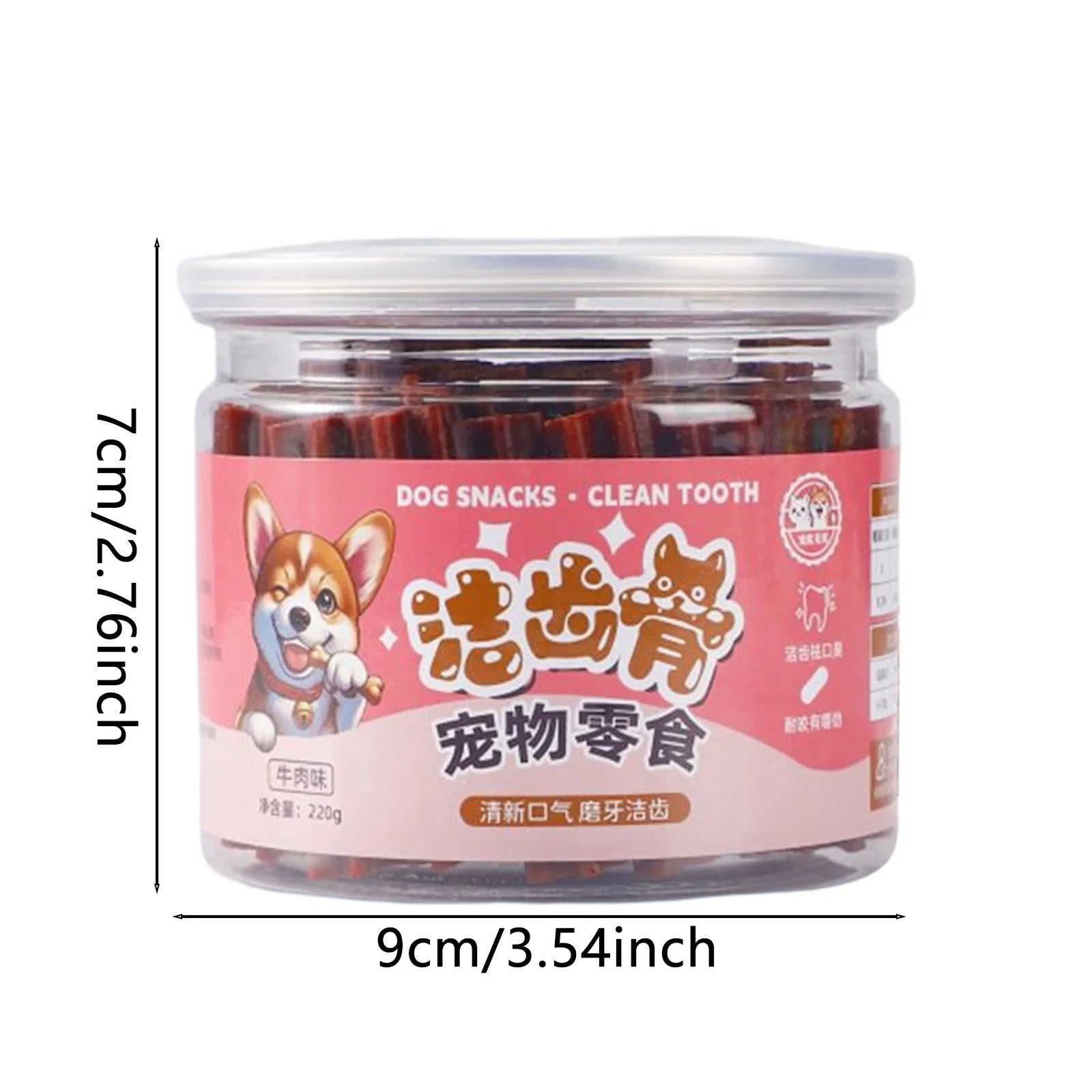 Dog Chew Sticks Puppy Pet Snacks Tooth Cleaning Stick Bones