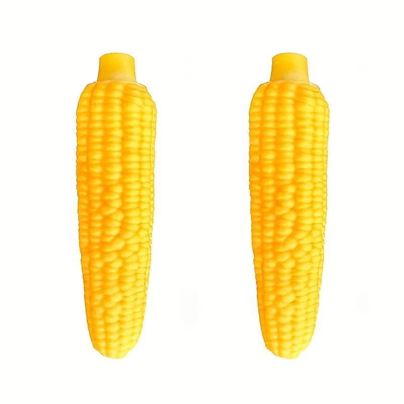 Dog Chew Toy Heavy-Duty Rubber Bone Corn Puppies