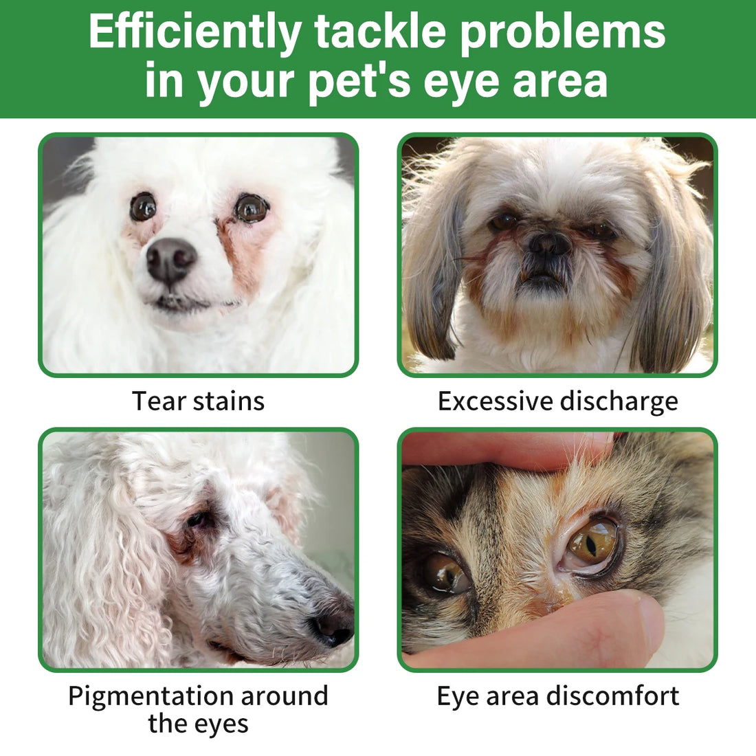 PET Large Size Pet Eye Wipes Tear Stain Remover Care