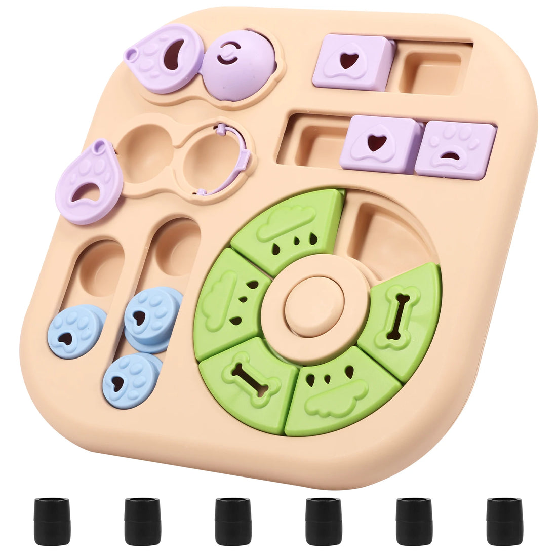 Dog Puzzle Toys Slow Feeder Interactive Food Tray Dogs