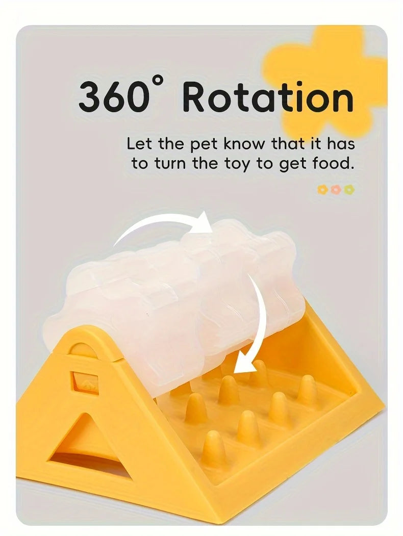 Interactive Dog Food Dispenser Toy Puzzle Fetch Toys