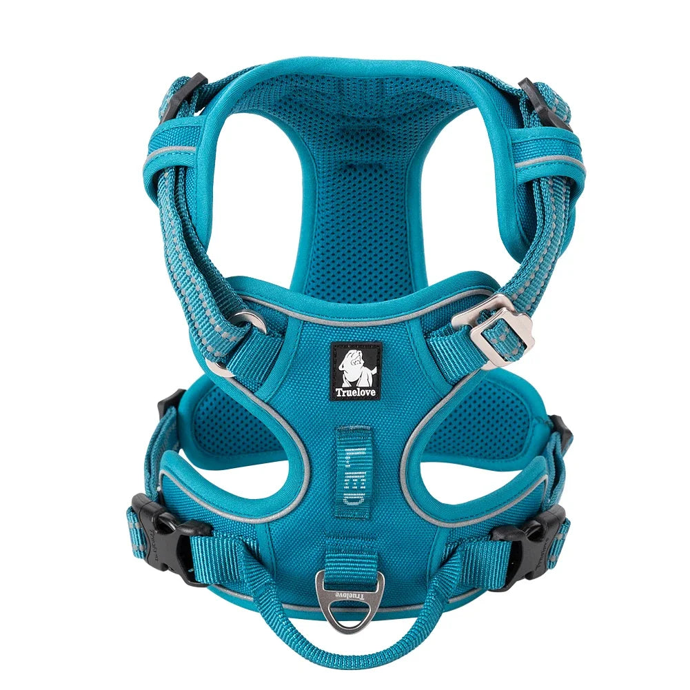 Pet Harness No Pull Nylon Reflective Dog Leash Pet Collar