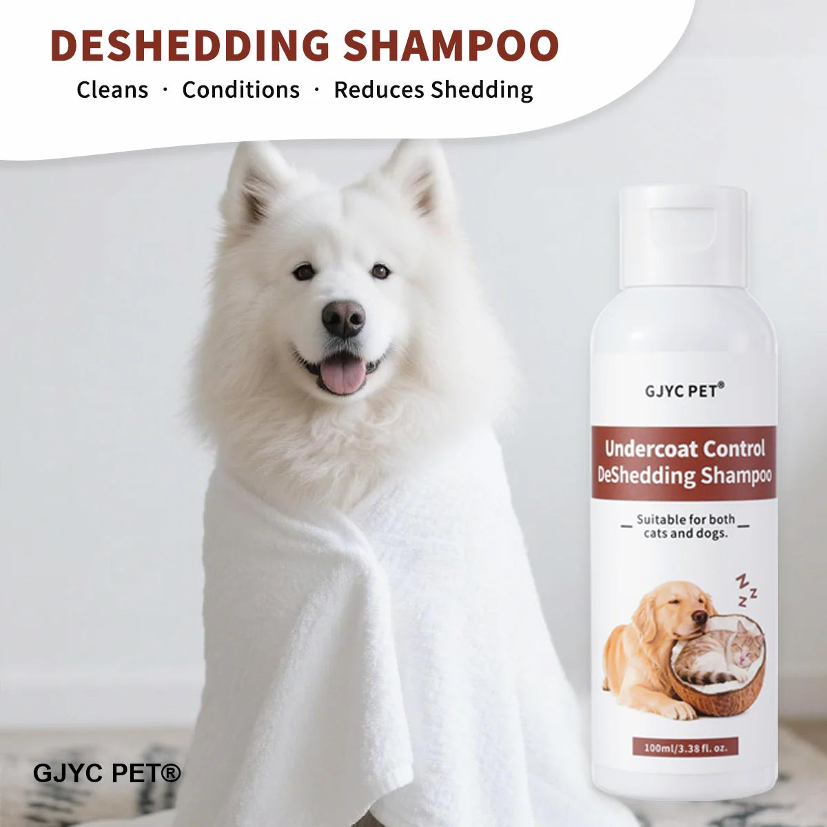 PET Professional Undercoat Control  Shampoo Hair