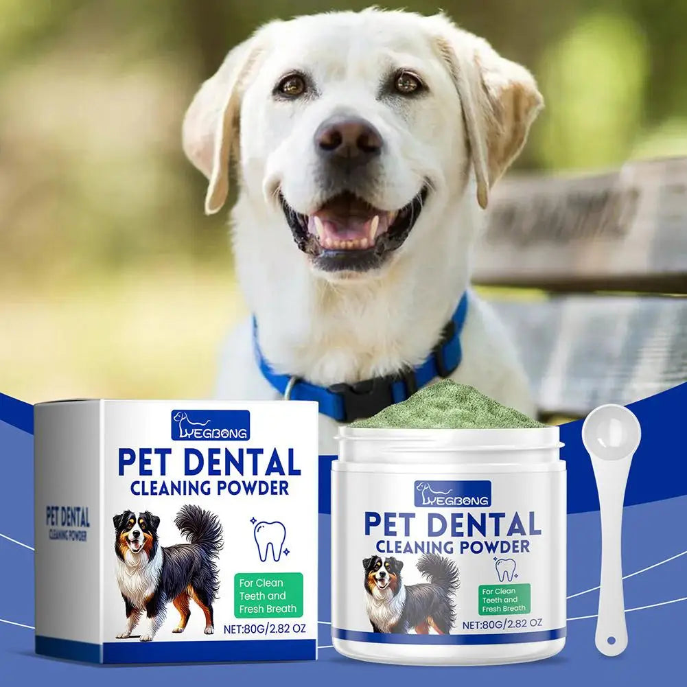 Dog Teeth Cleaning Powder Oral Dog Dental Care Powder