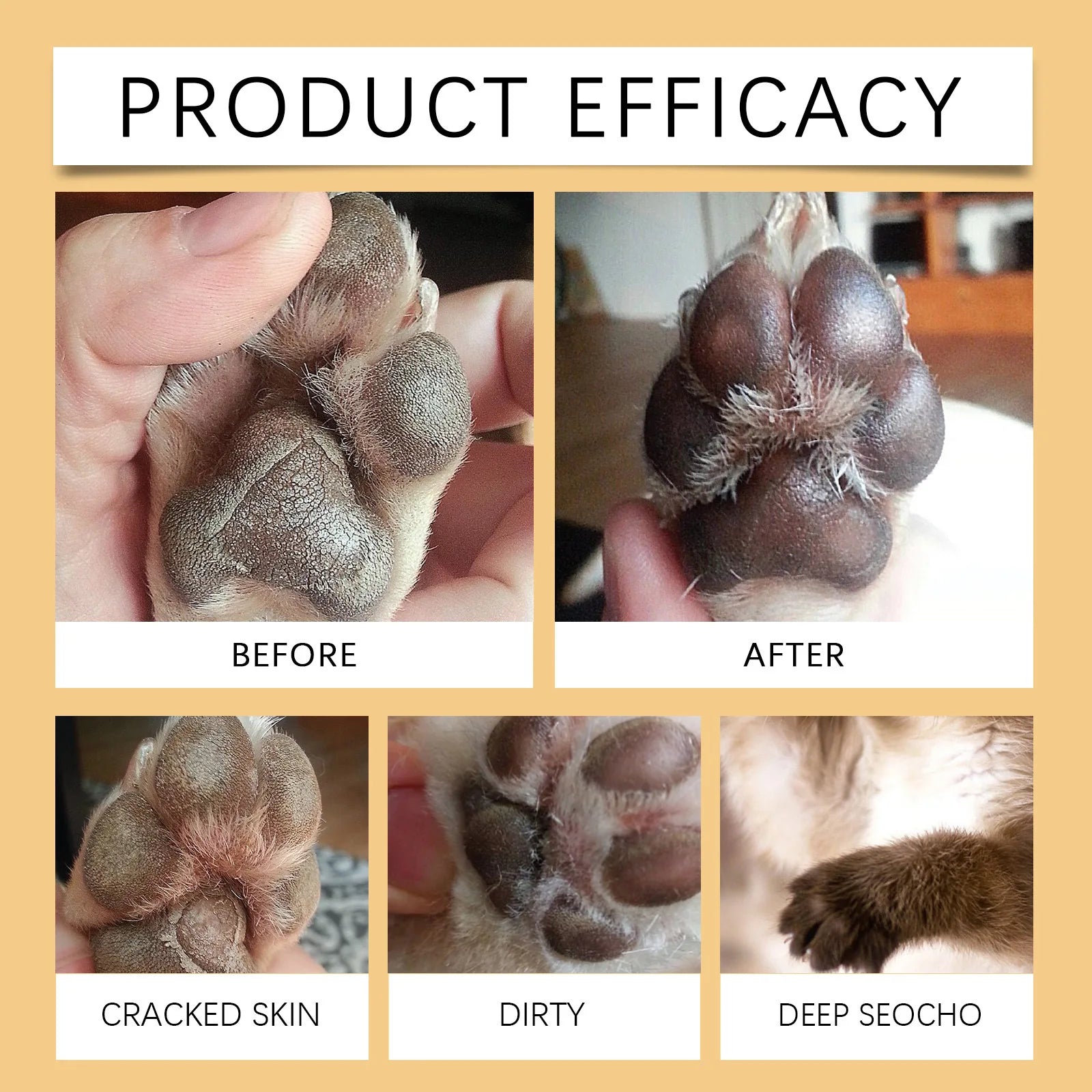 Pet Paw Balm Noses Paws Moisturizer Repair Dry Care