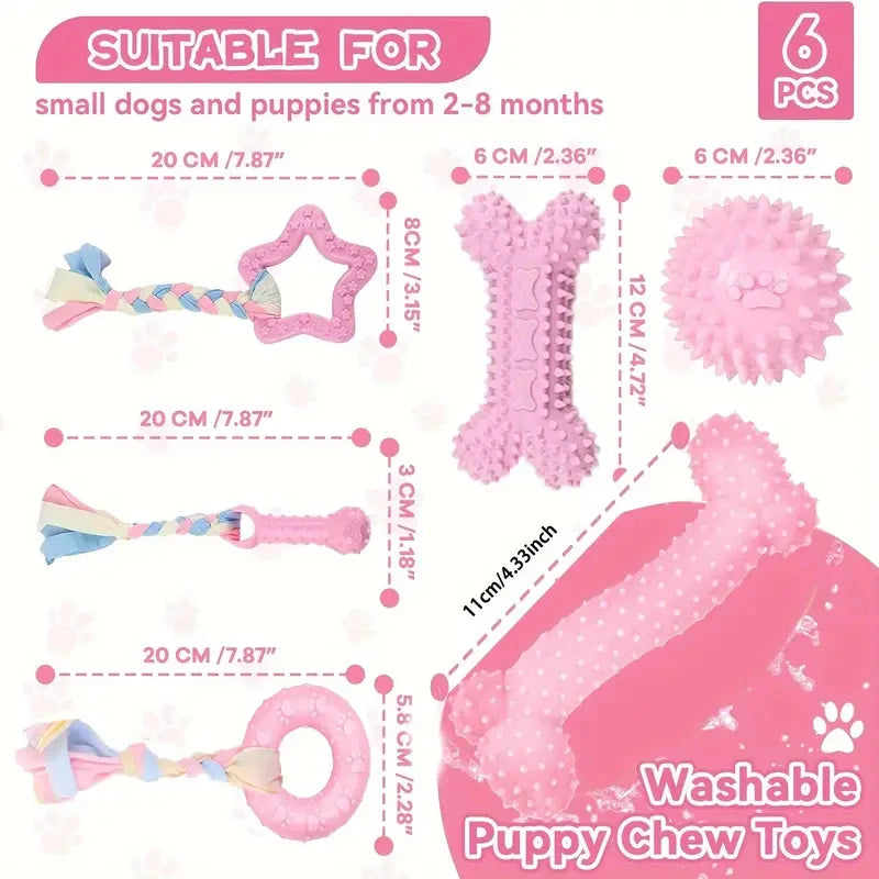 Dog Chew Toys For Cleaning Teeth Soft Rubber Funny