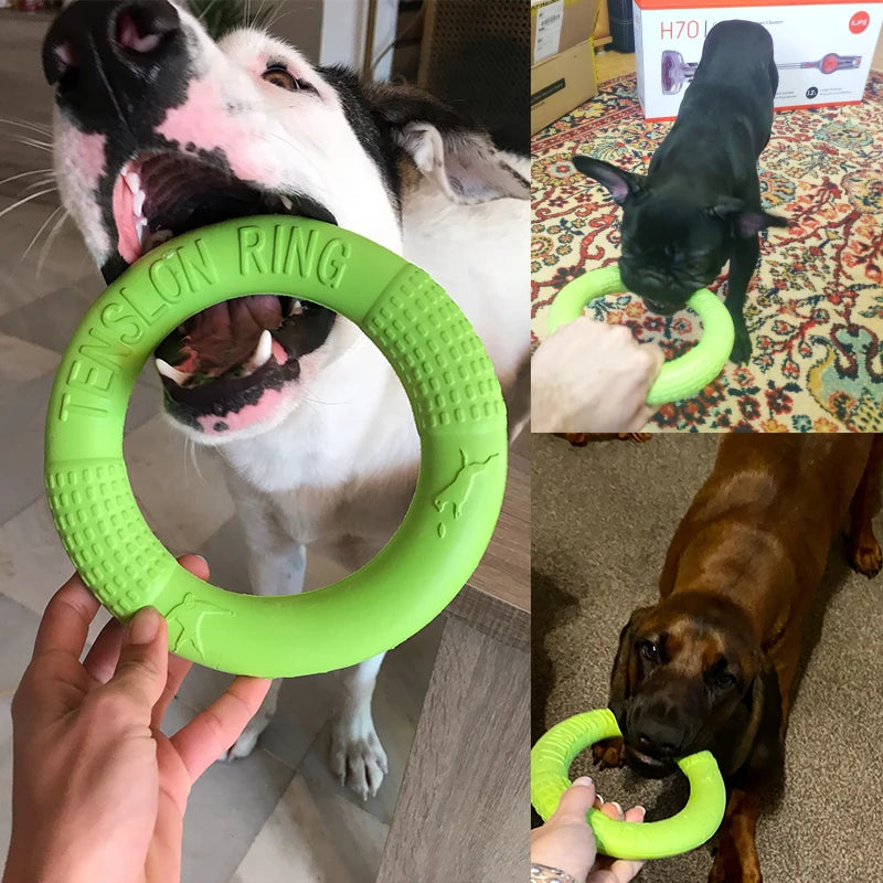 Dog Toy Training Ring Puller Puppy Flying Chewing Toys
