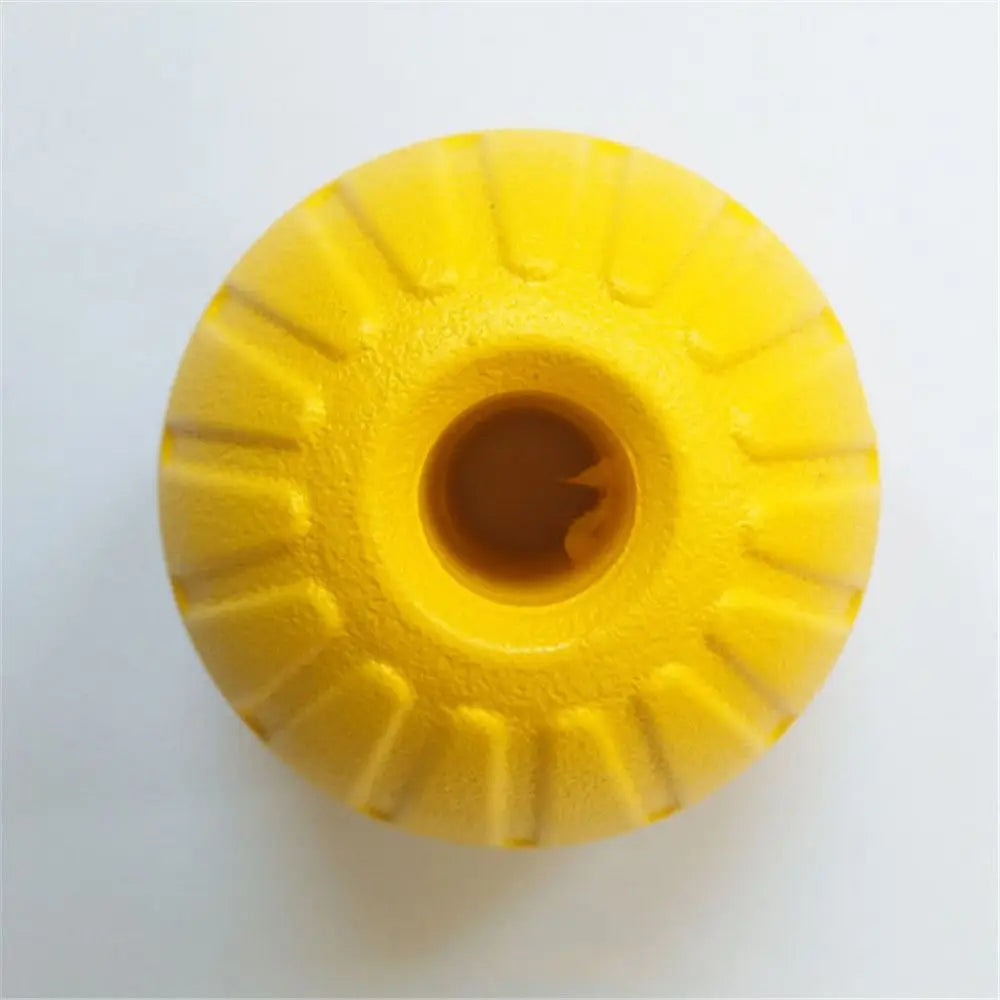 Yellow Rubber Ball Pet Dog Training Chew Play Fetch Toys