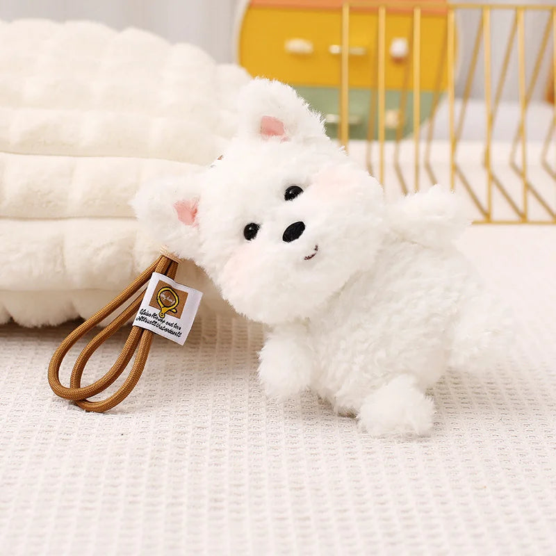 Dog Plush Toy Pendant Teddy Husky  Dolls Car Decor