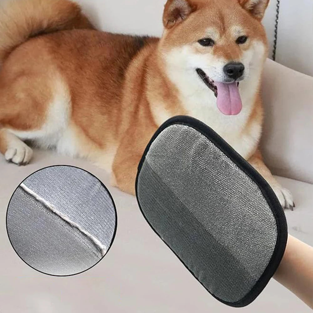 Pet Grooming Gloves Pet Hair Remover Gloves for Dog