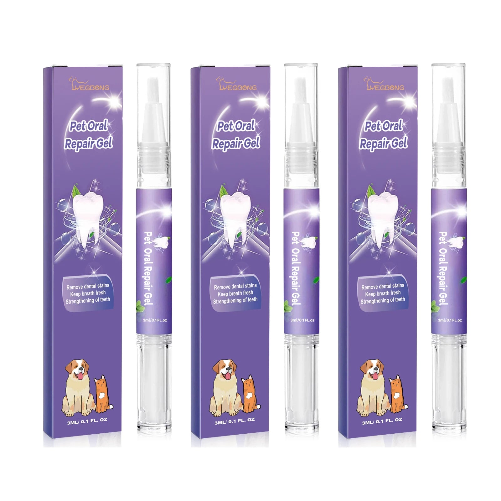 Pet Dental Gel Teeth Cleaning Pen for Dogs Dental Care