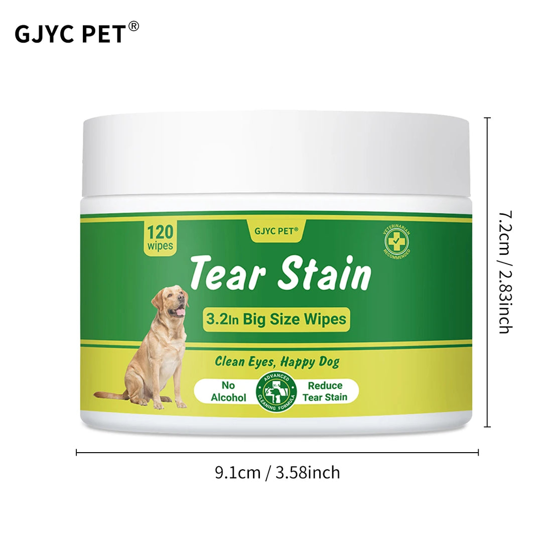 PET Large Size Pet Eye Wipes Tear Stain Remover Care
