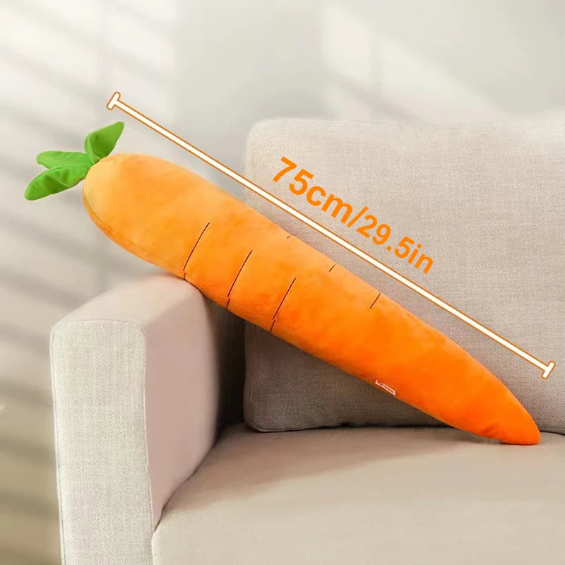 Dog Toy Pet Carrot Plush Toy Vegetable Chew Toy