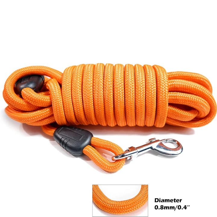 Long Rope Training Dog Leash Heavy Duty Nylon Dog Leash