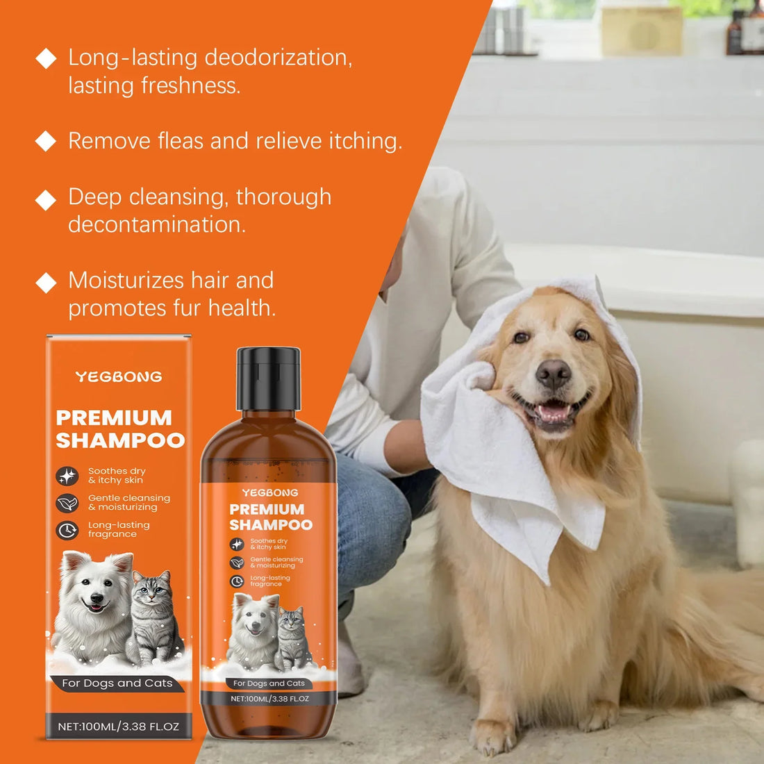 Natural Pet Shampoo for Dogs & Cats Coconut Oil