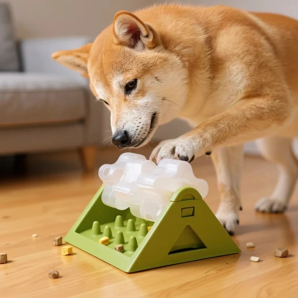 Interactive Dog Food Dispenser Toy Puzzle Fetch Toys