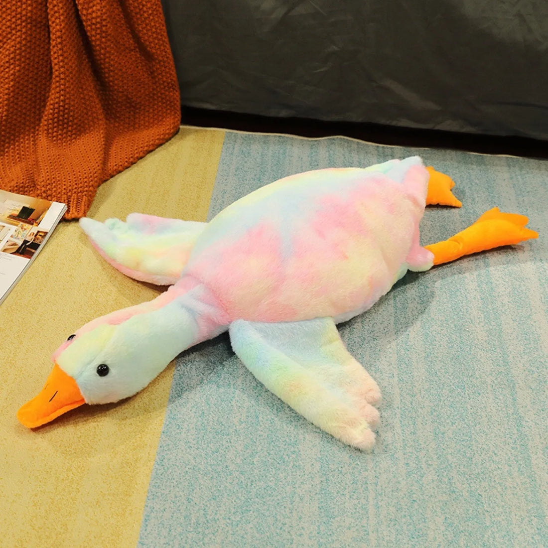Colorful Duck Plush Toy for Dogs Relax Pet Buddy