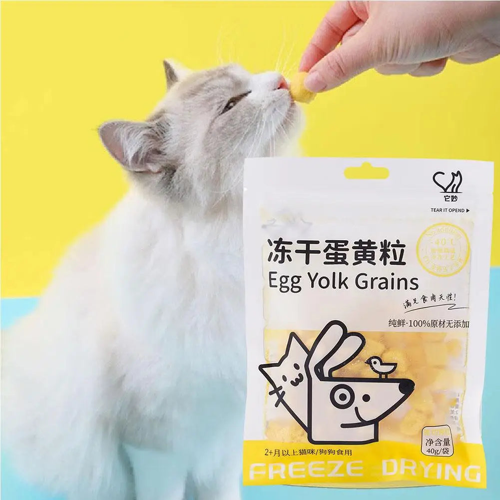 Freeze Dried Egg Yolk Granules Freeze Dried Pet Food