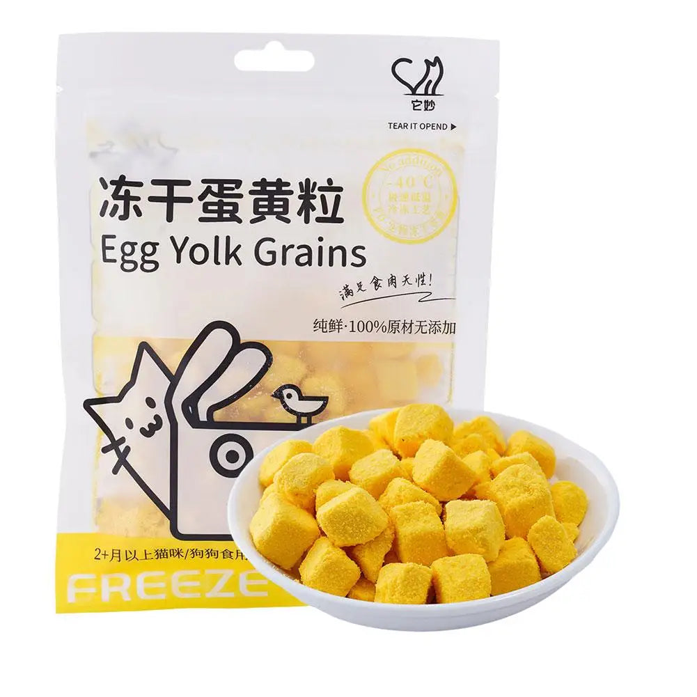Freeze Dried Egg Yolk Granules Freeze Dried Pet Food