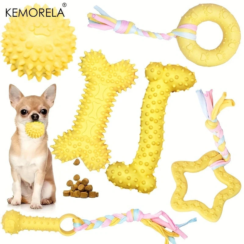 Dog Chew Toys For Cleaning Teeth Soft Rubber Funny