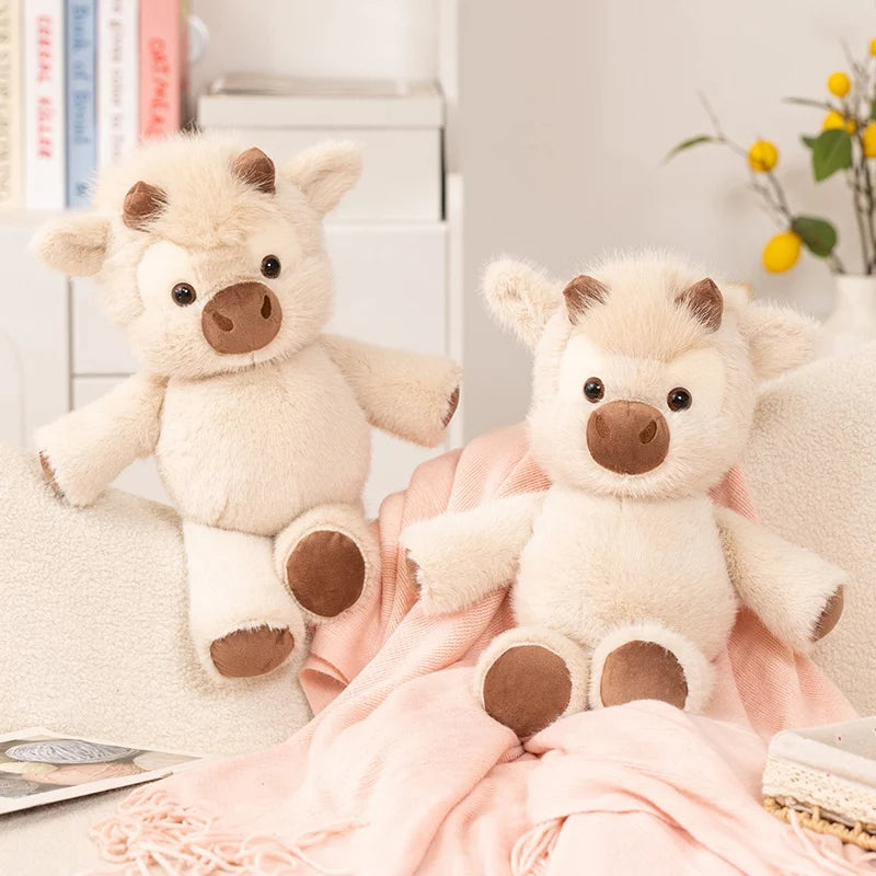 Adorable Highland Cattle Plush Toy  Stuffed Animal
