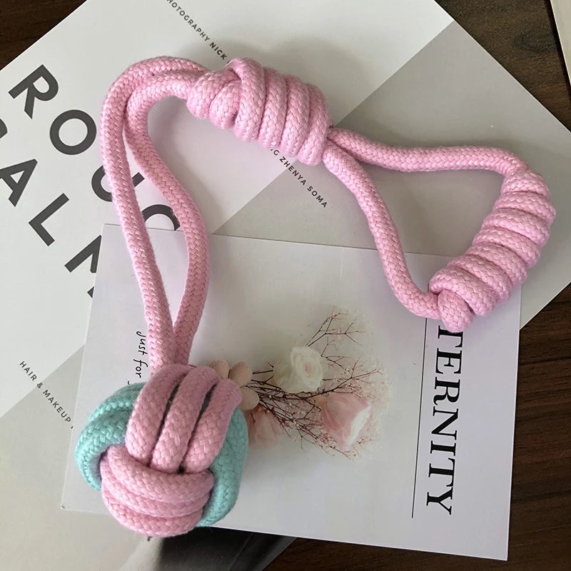 Chew Cotton Rope Dog Toy for Outdoor Fetch Toys