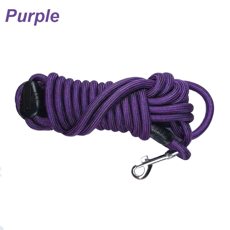 Long Rope Training Dog Leash Heavy Duty Nylon Dog Leash