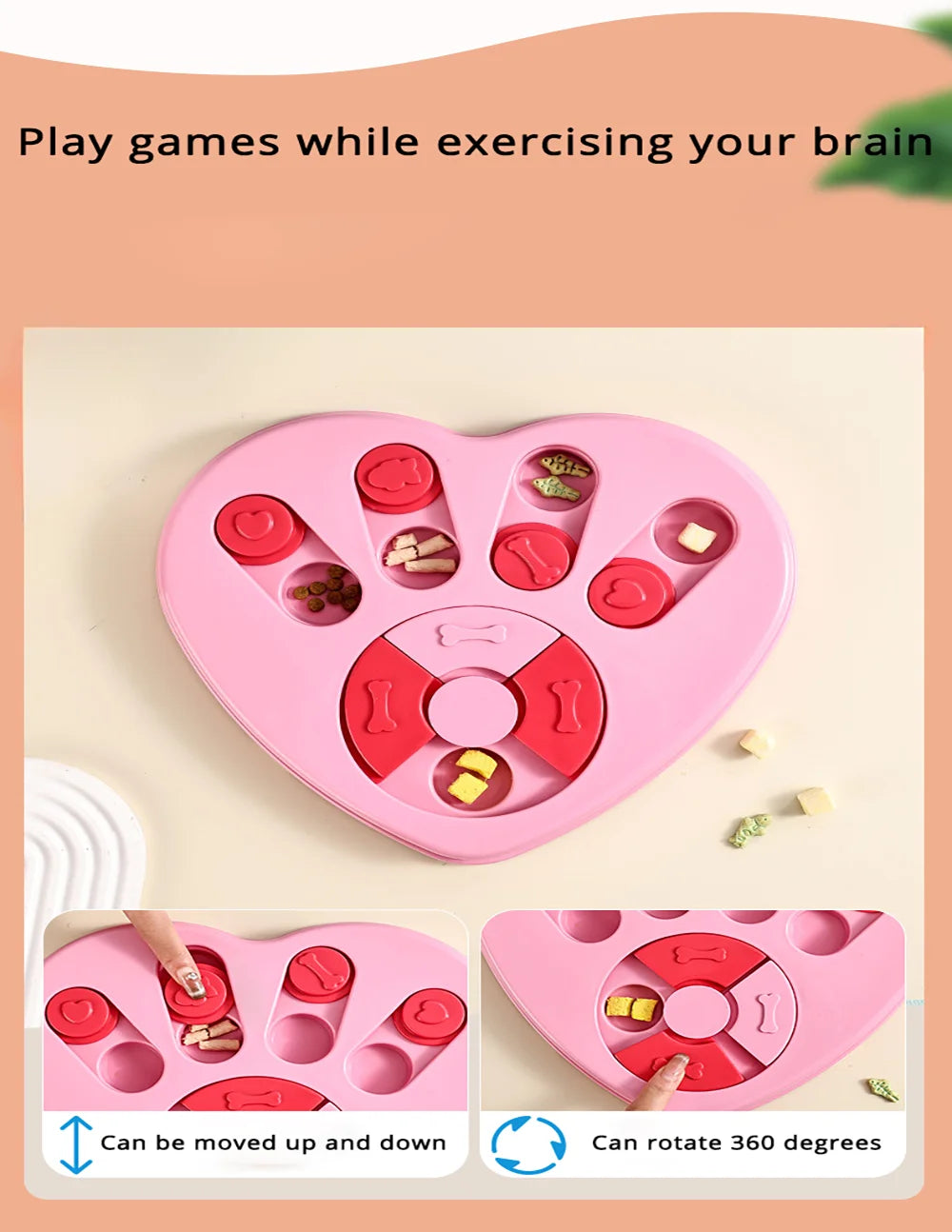 Dog Puzzle Toys Slow Feeder Interactive Dogs Training Game
