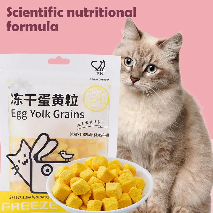Freeze Dried Egg Yolk Granules Freeze Dried Pet Food
