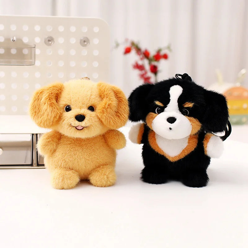 Dog Plush Toy Pendant Teddy Husky  Dolls Car Decor