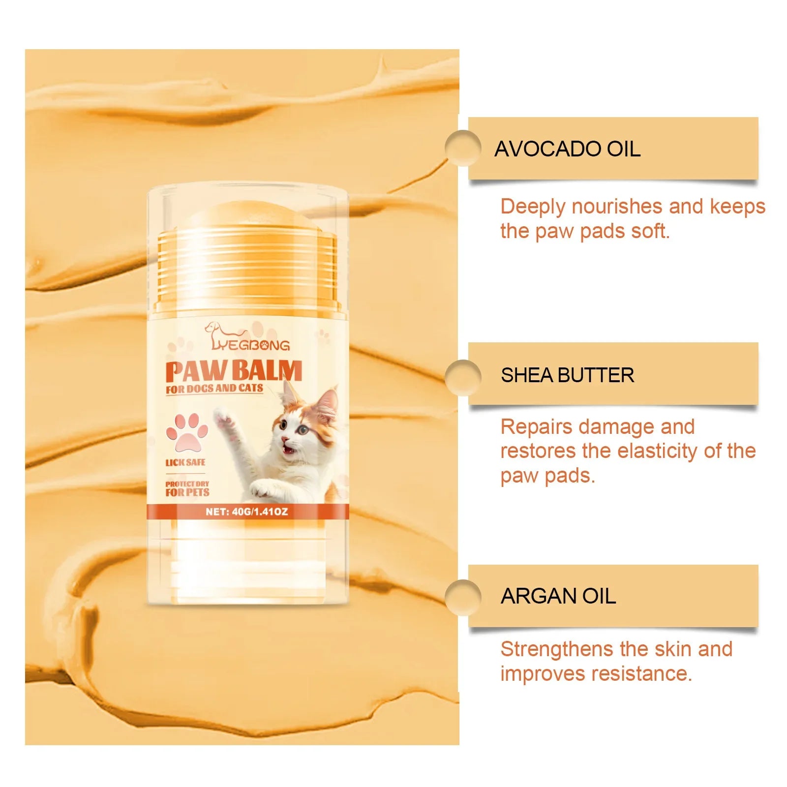 Pet Paw Balm Noses Paws Moisturizer Repair Dry Care