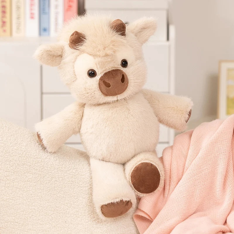 Adorable Highland Cattle Plush Toy  Stuffed Animal