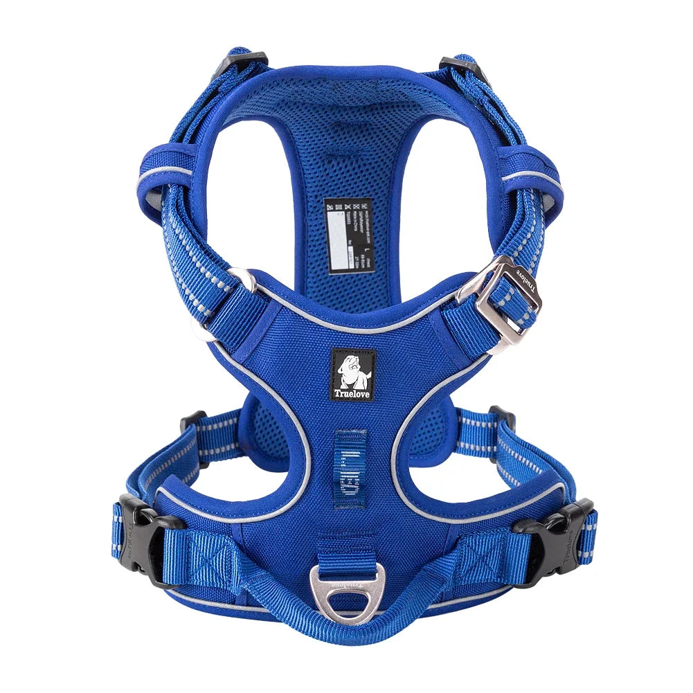 Pet Harness No Pull Nylon Reflective Dog Leash Pet Collar