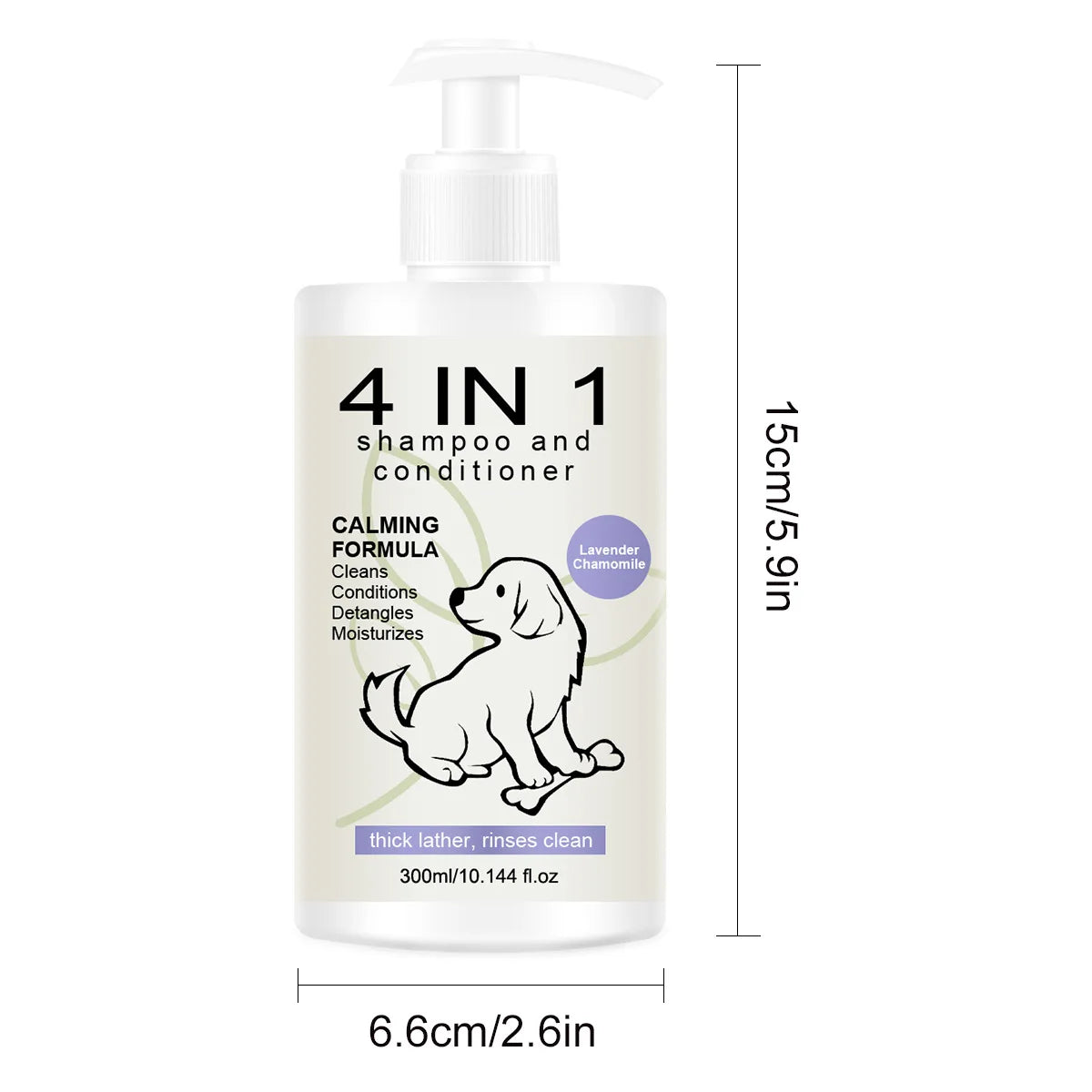 Pet shampoo and conditioner Special shampoo for dog