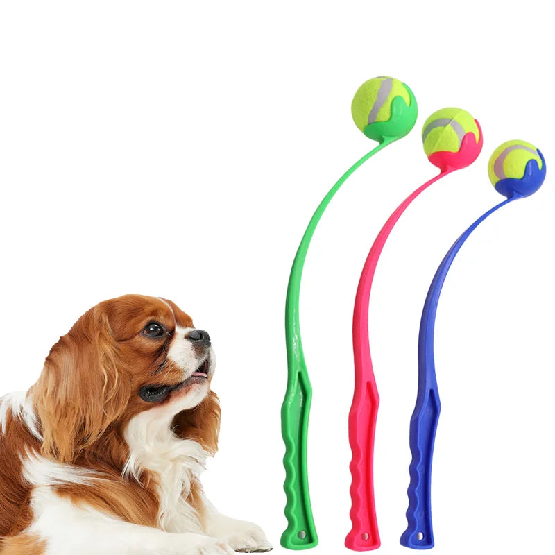 Pet Throwing Stick Toy Interactive Ball Launcher Fetch Toys