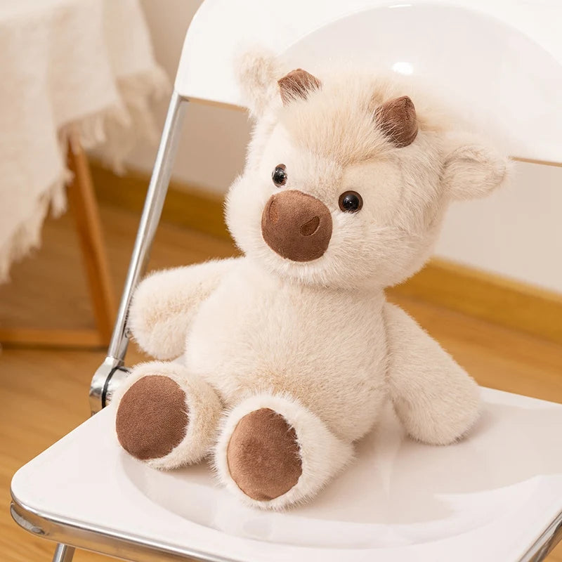 Adorable Highland Cattle Plush Toy  Stuffed Animal