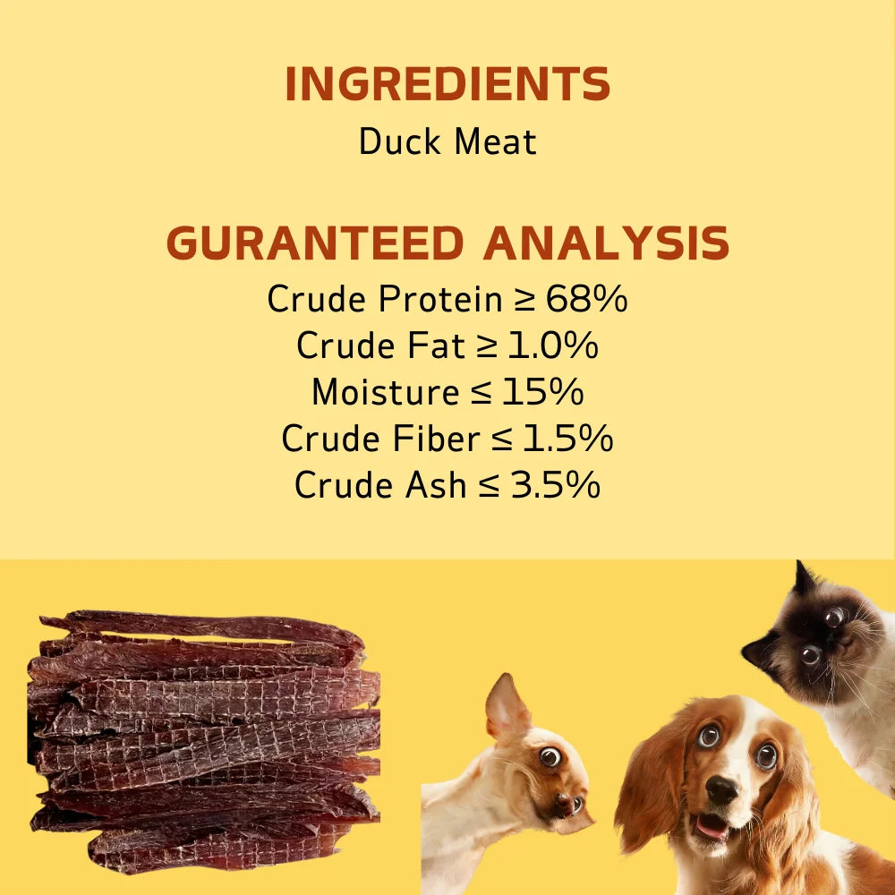 Chicken Jerky and Duck Jerky Dog Treats For Smal Healthy