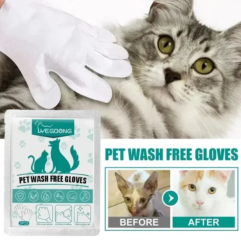 Yegbong Pet Dry Shampoo No Rinse Waterless Wash