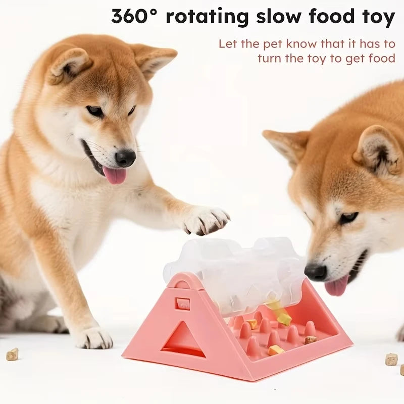 Interactive Dog Food Dispenser Toy Puzzle Fetch Toys