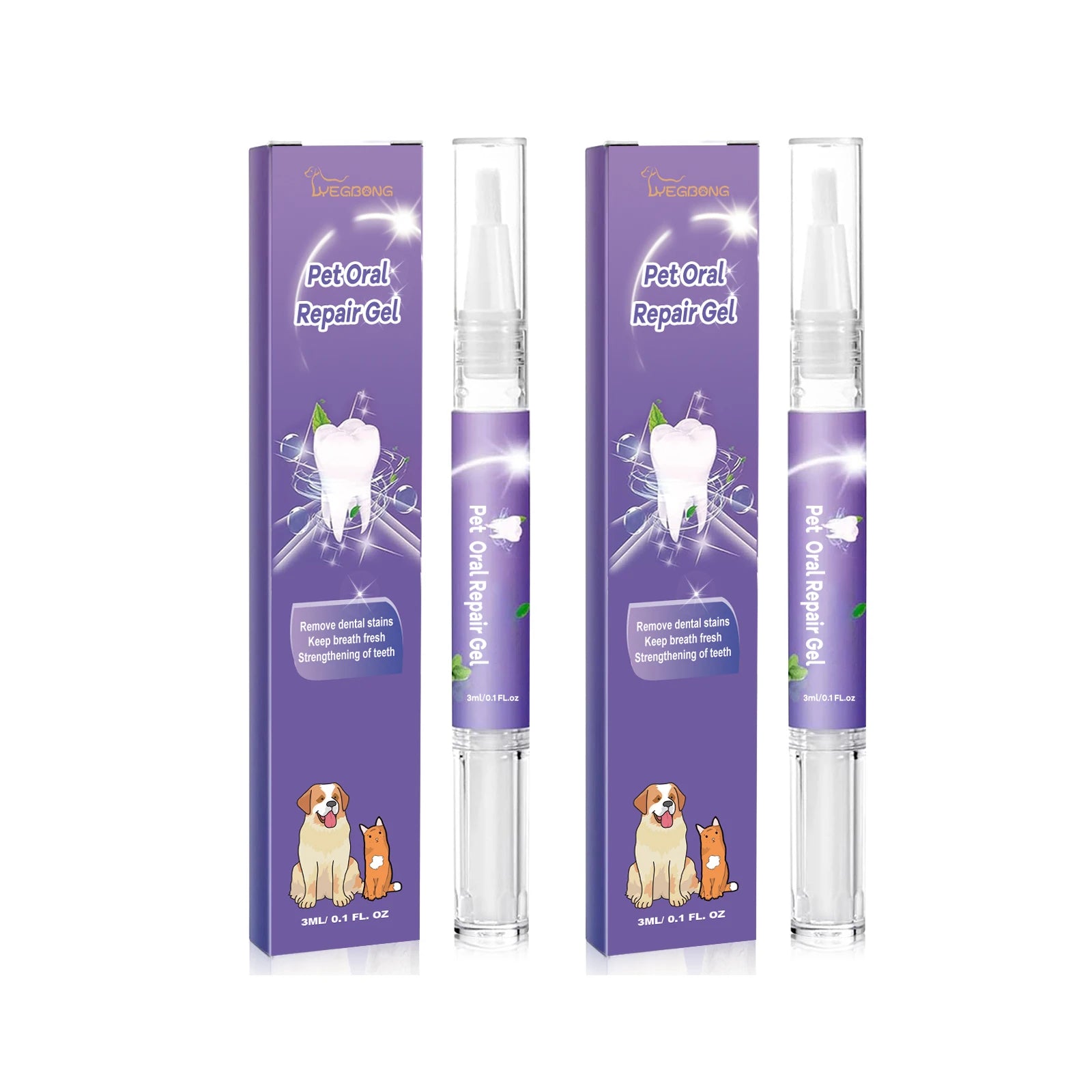 Pet Dental Gel Teeth Cleaning Pen for Dogs Dental Care