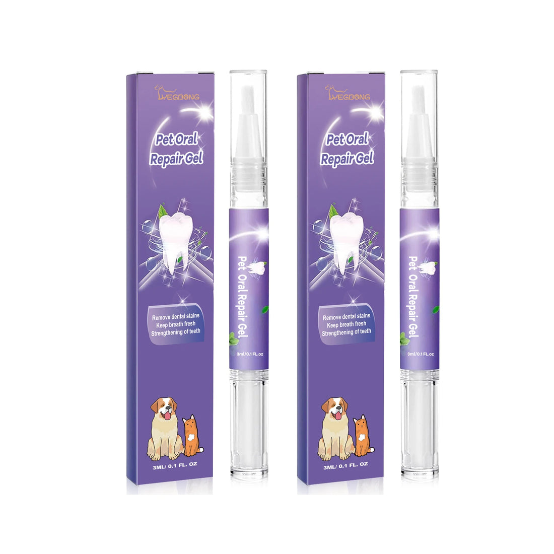 Pet Dental Gel Teeth Cleaning Pen for Dogs Dental Care