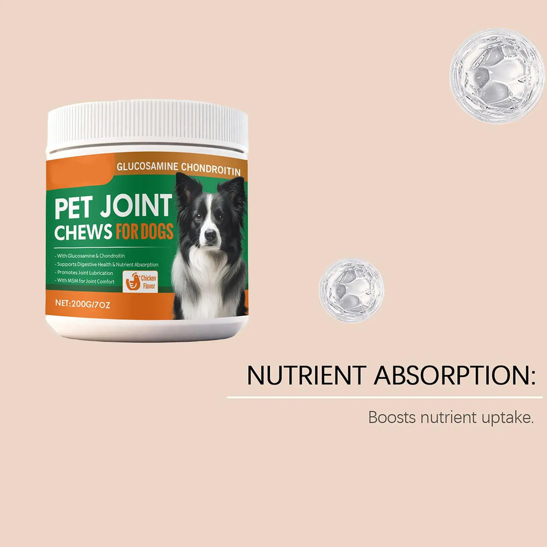 Joint Supplement For Dogs Natural Chews Pill Dry Food