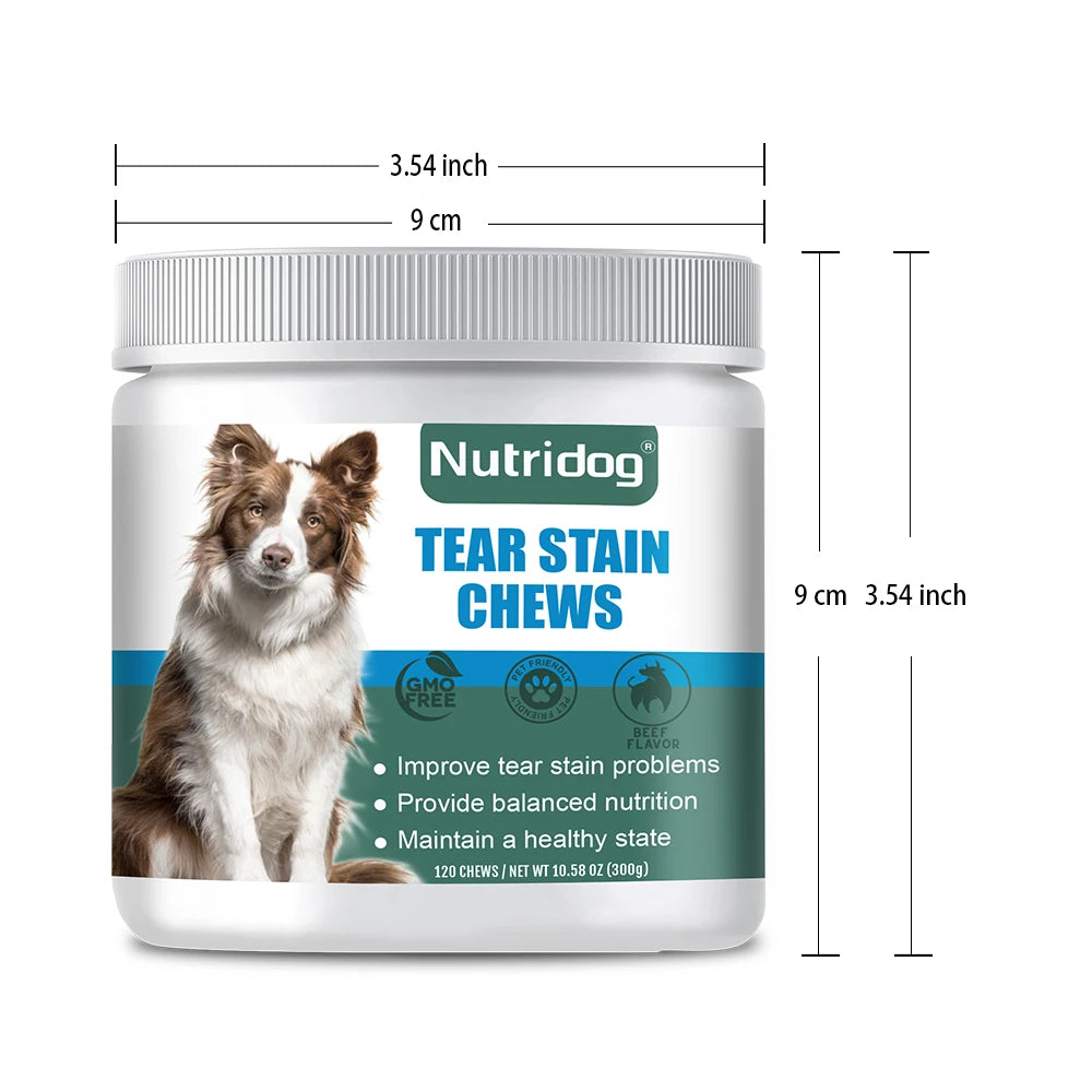 Tear Stain Dog Food with cranberries & vitamins Wet Food