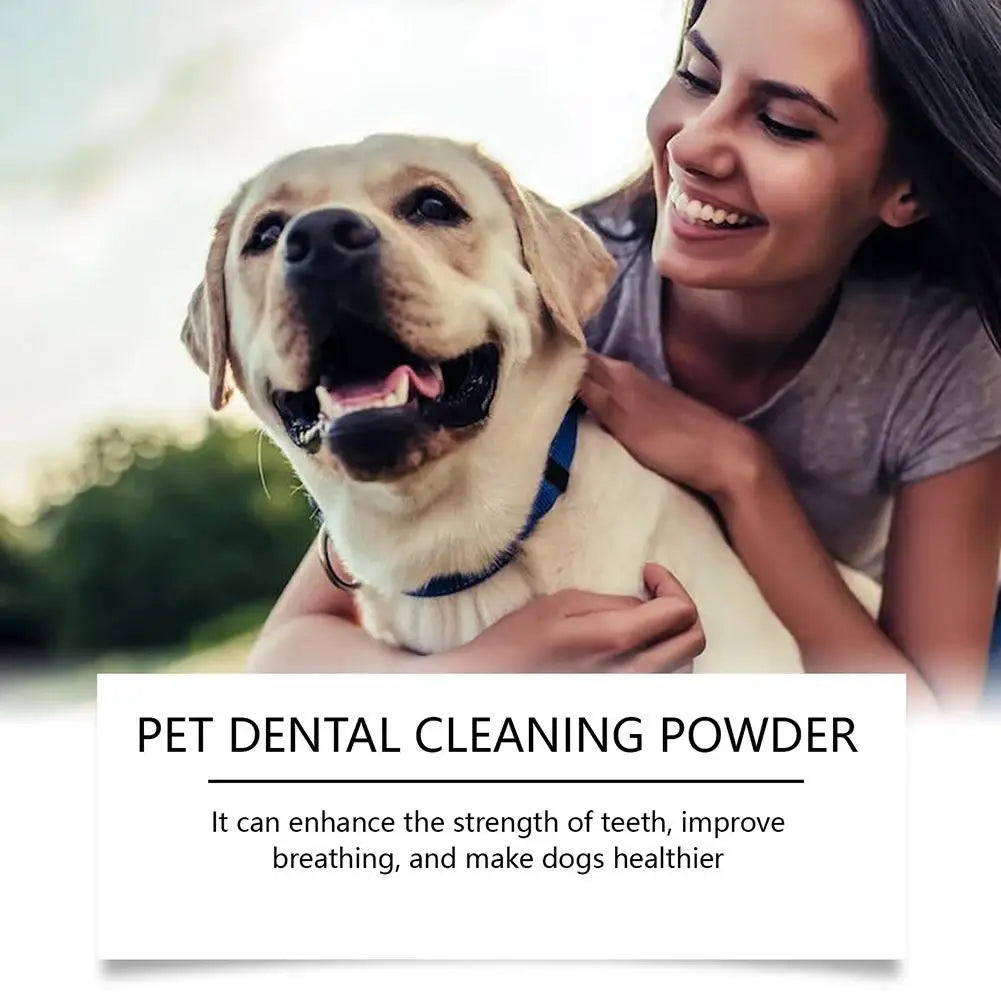 Dog Teeth Cleaning Powder Oral Dog Dental Care Powder