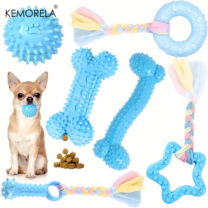 Dog Chew Toys For Cleaning Teeth Soft Rubber Funny