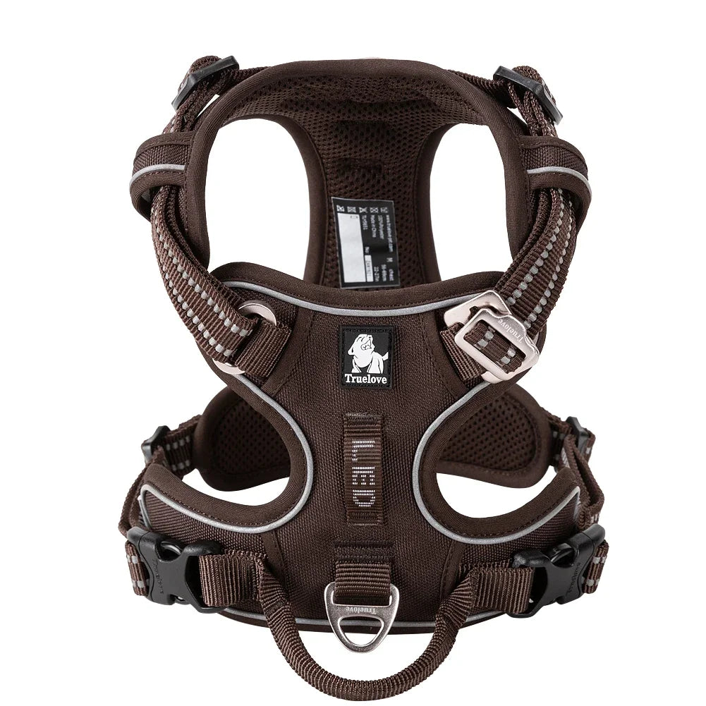 Pet Harness No Pull Nylon Reflective Dog Leash Pet Collar