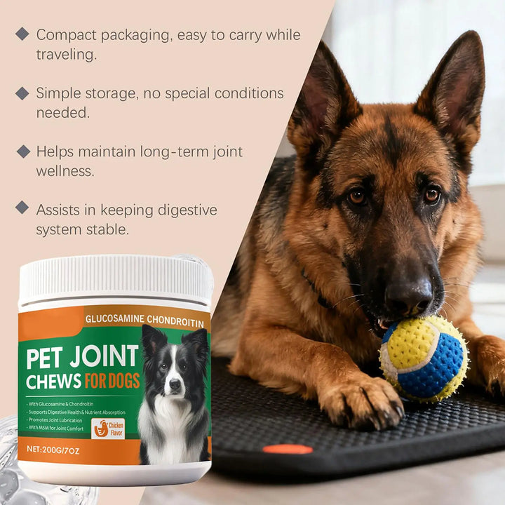 Joint Supplement For Dogs Natural Chews Pill Dry Food